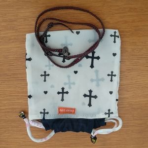 Chan Luu 24" wrap bracelet with bag. Red